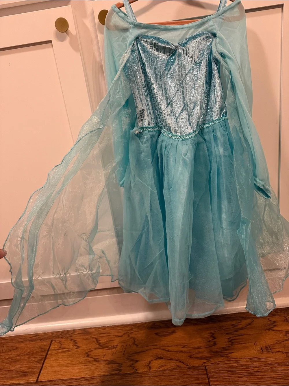 Blue Sparkle Elsa Frozen Princess Costume Dress for Kids size 3